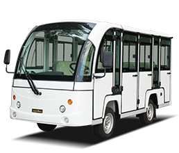 Electric Shuttle Bus DN-11C with lithium ion batteries