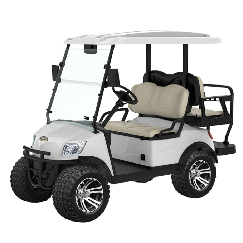 Right Side of Marshell Lifted Golf Cart DH-M2+2